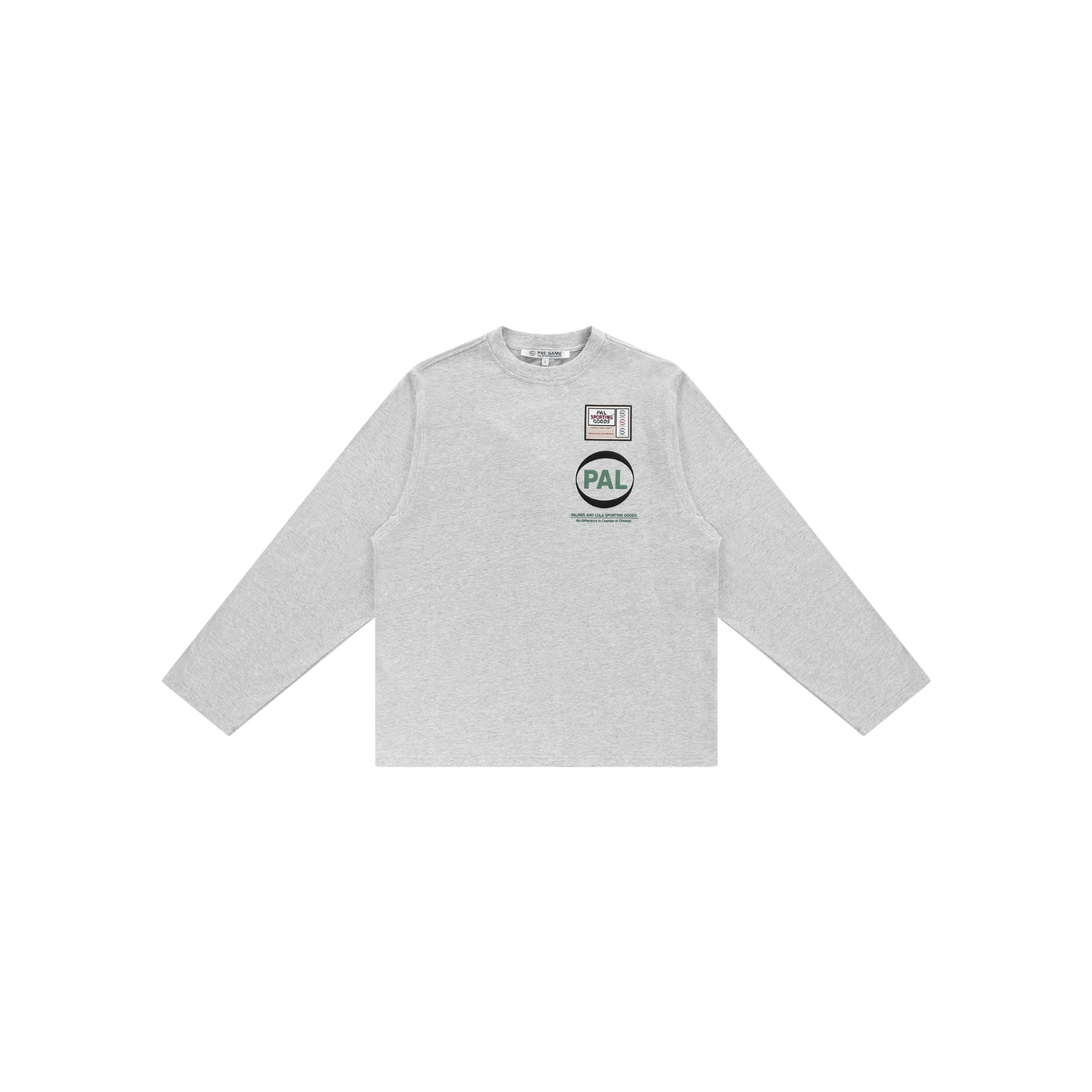 Pre Game Longsleeve | LIGHT GRAY MARL