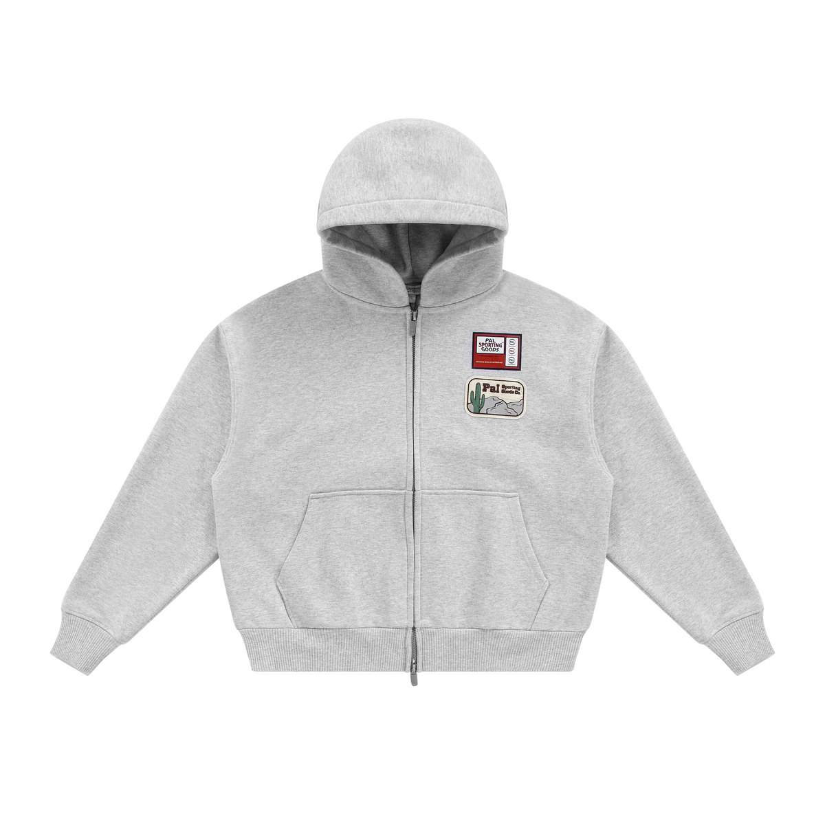 Ernest Full Zip | LIGHT GRAY MARL