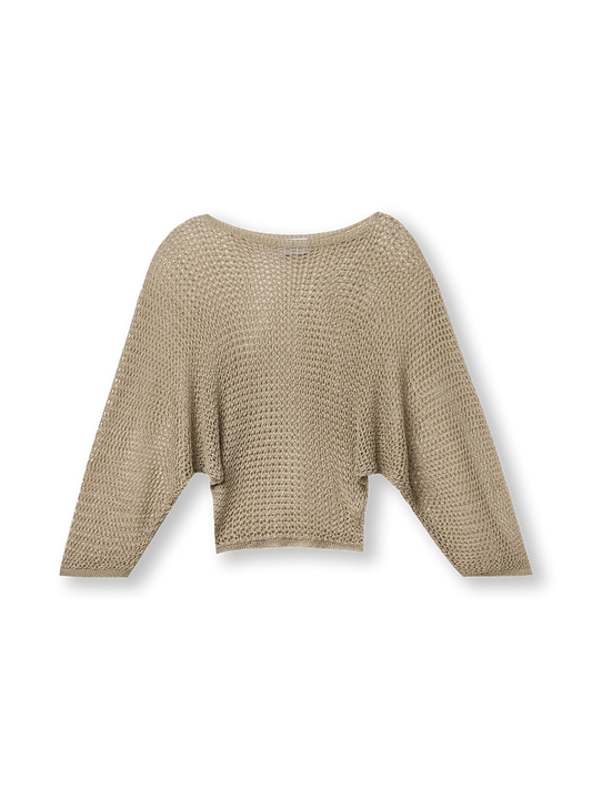 Crochet sweater | beige
