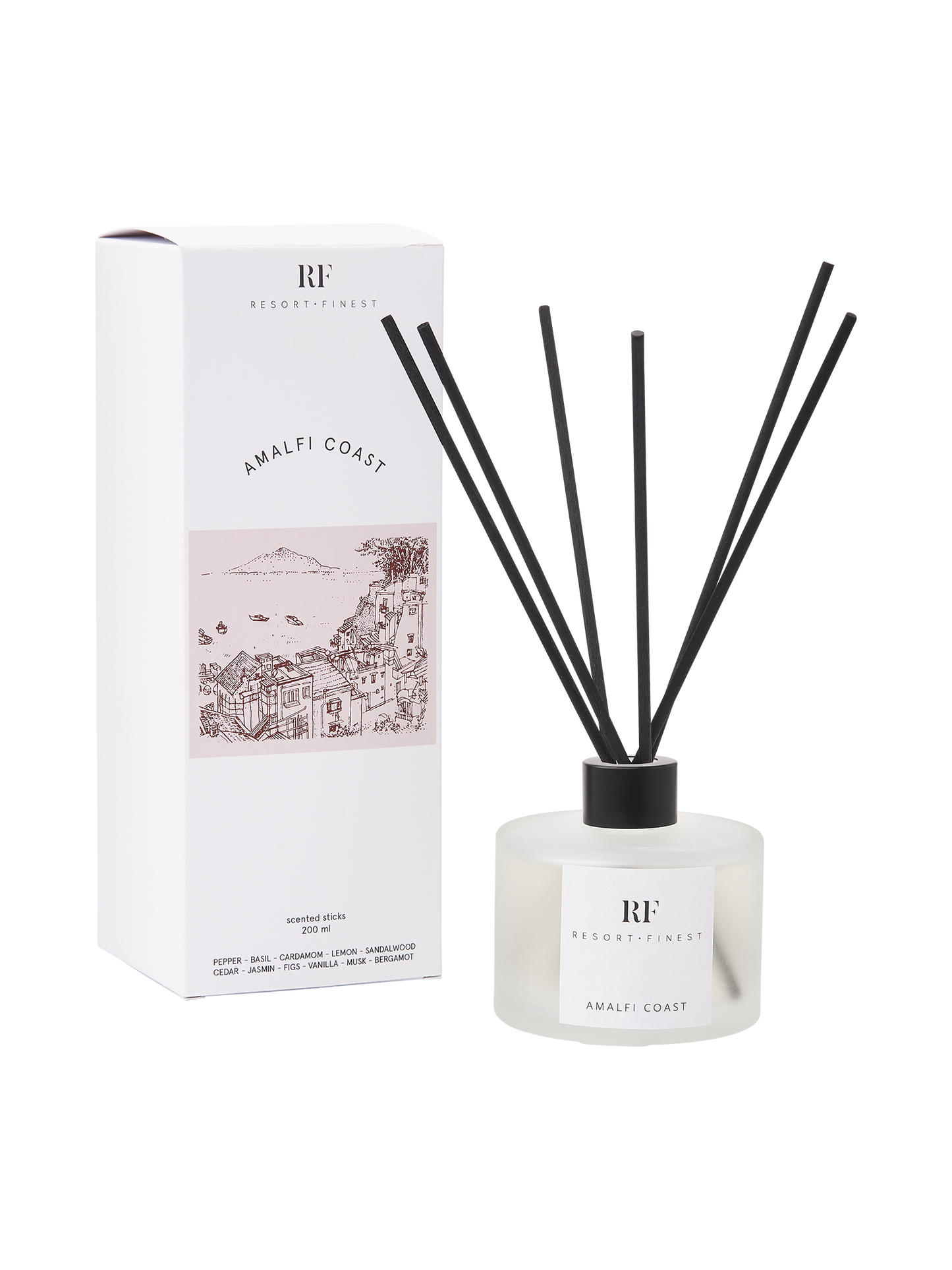 Geurstokjes Amalfi Coast | white
