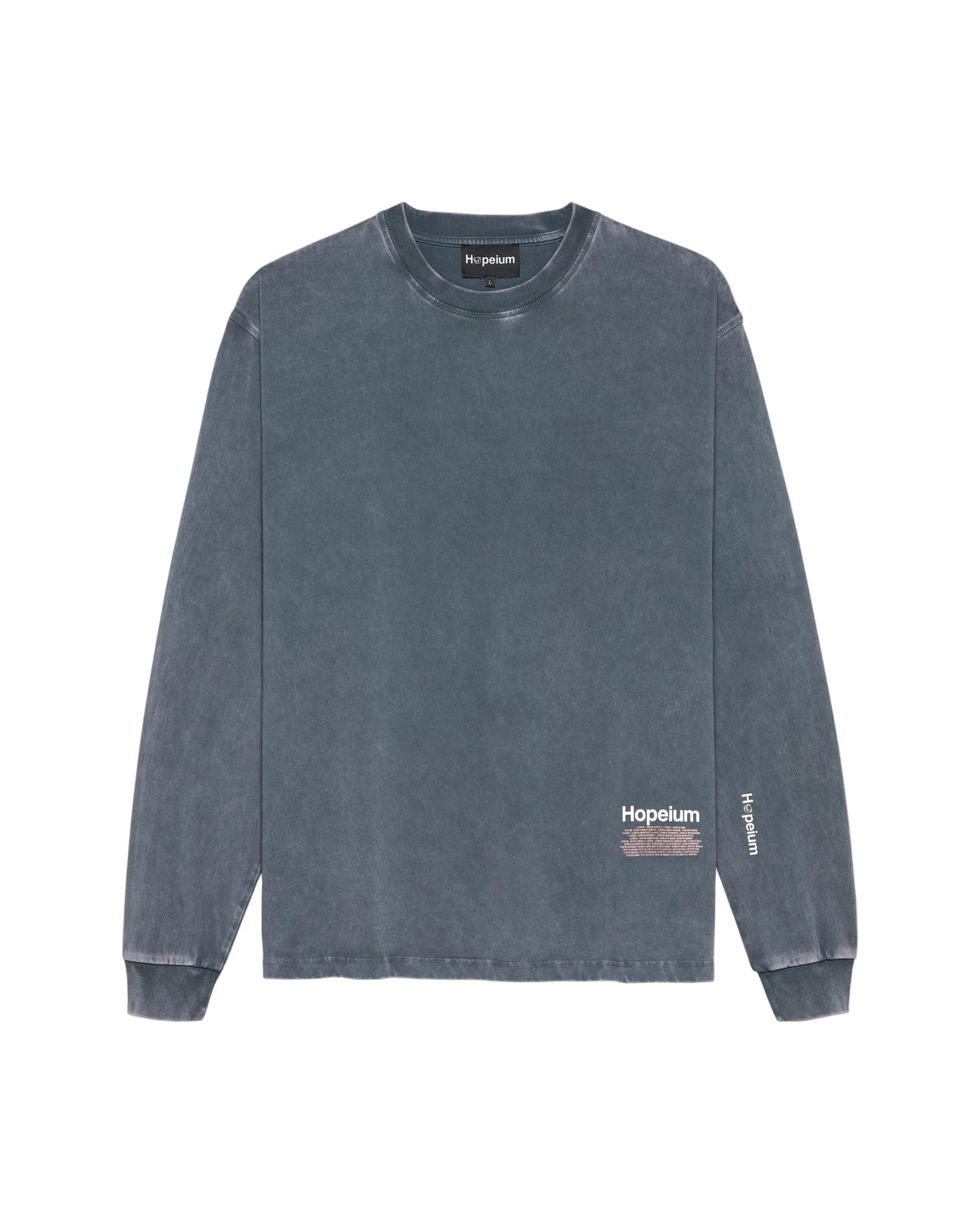 TOUR LONG SLEEVE TEE HEAVY WASHED GREY | Washed grey
