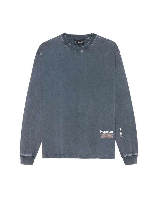 TOUR LONG SLEEVE TEE HEAVY WASHED GREY | Washed grey