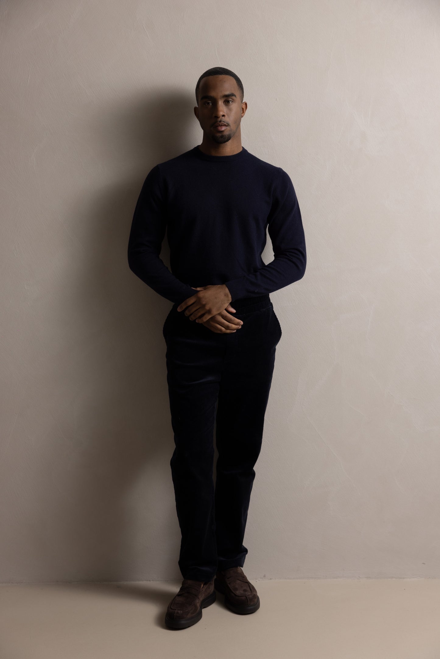 Roundneck pullover | navy