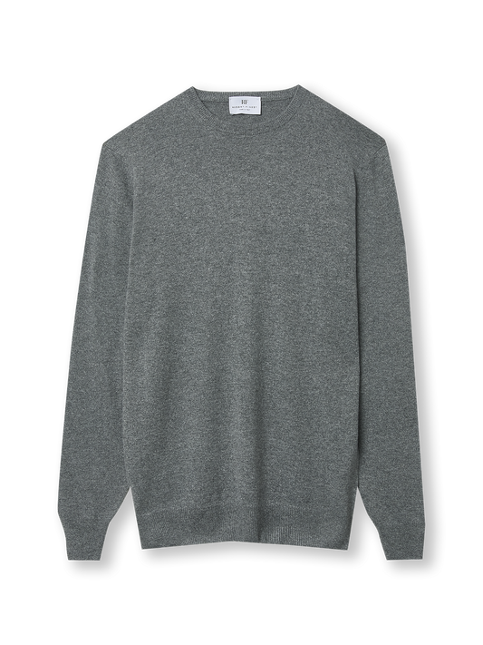 Roundneck pullover | dark grey