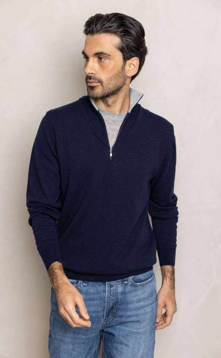 Half Zip Pullover | navy