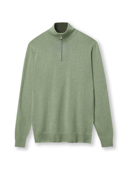 Half Zip Pullover | khaki