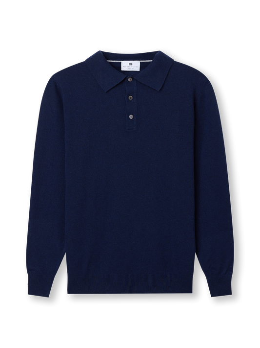 Polo longsleeve | navy