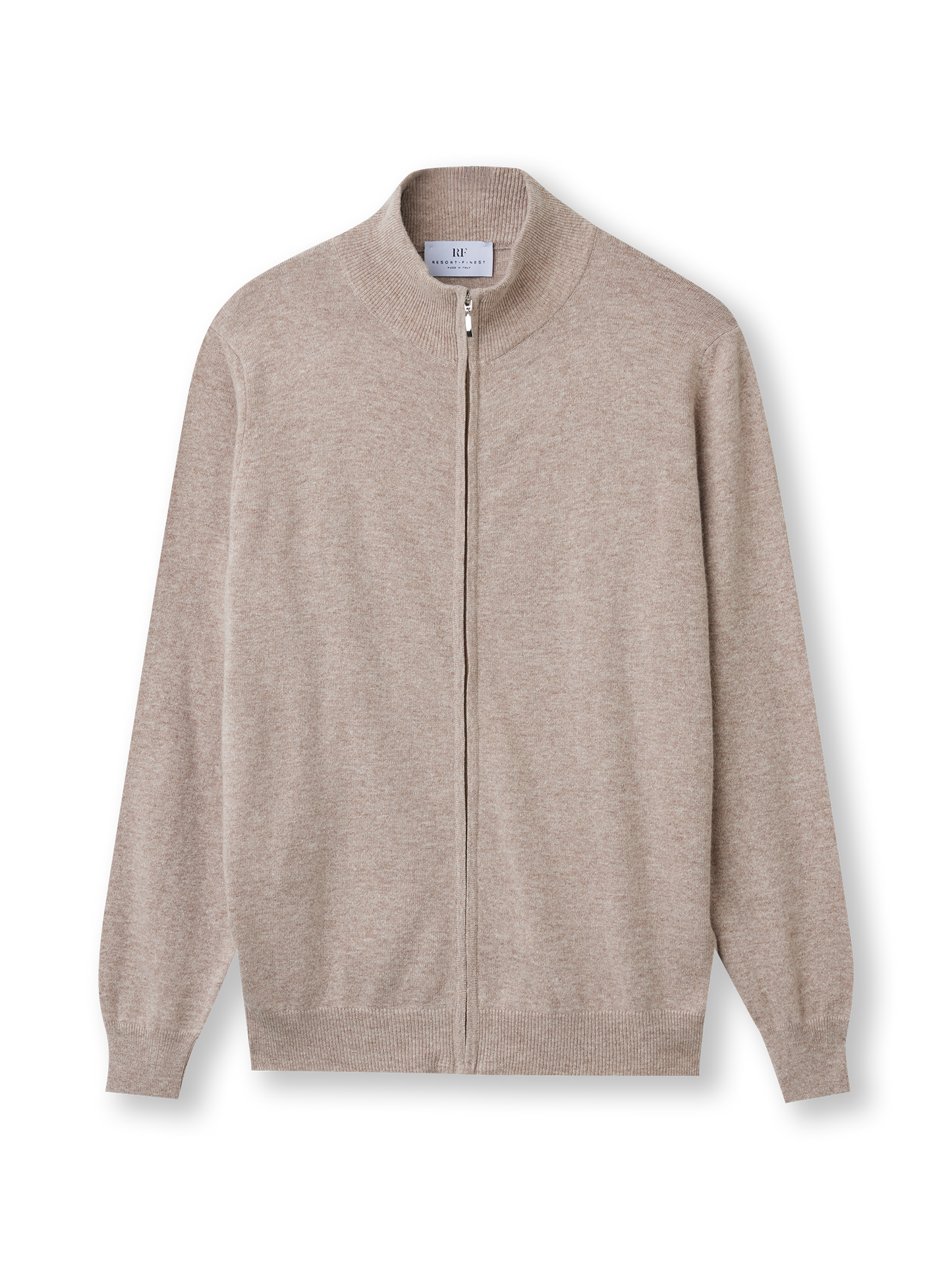 Full zip cardigan | taupe