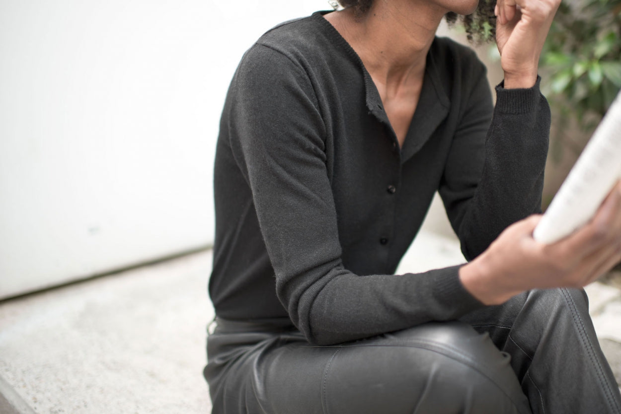 Lucca Cardigan | black