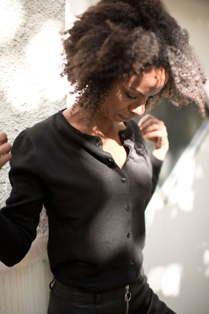 Lucca Cardigan | black