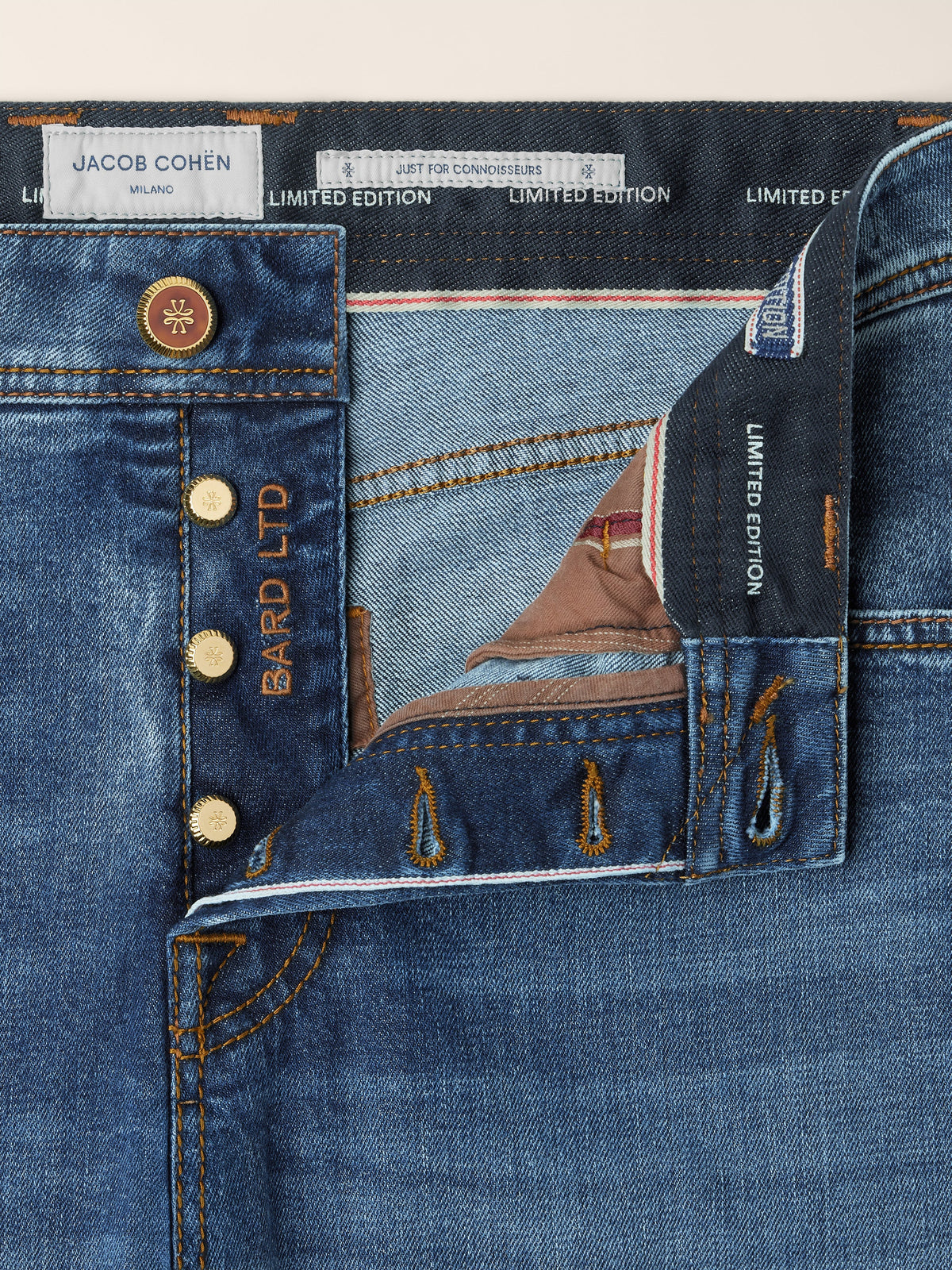 PANT 5 PKT SLIM FIT BARD LTD | MEDIUM BLUE