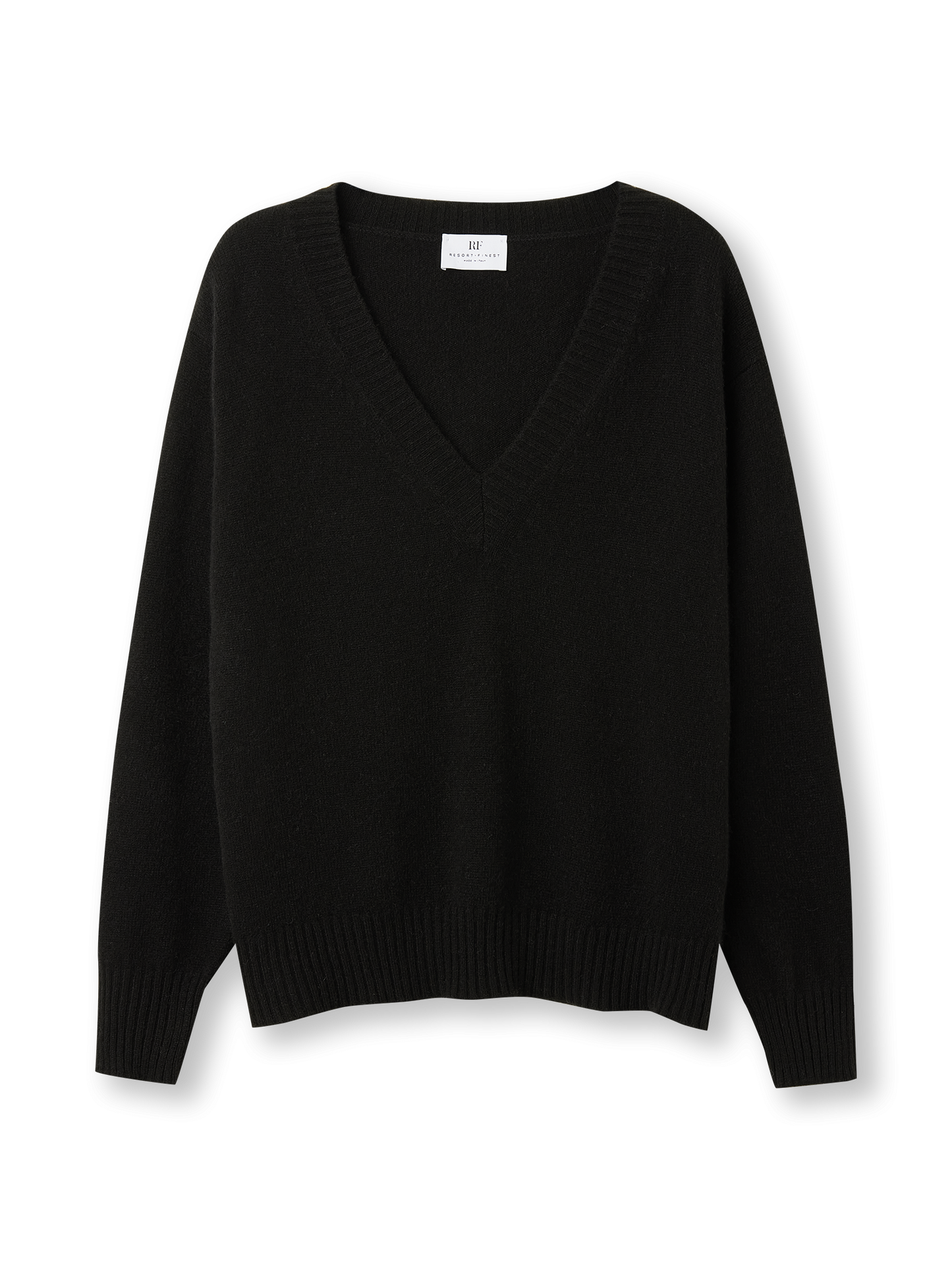 V-neck Sweater | black