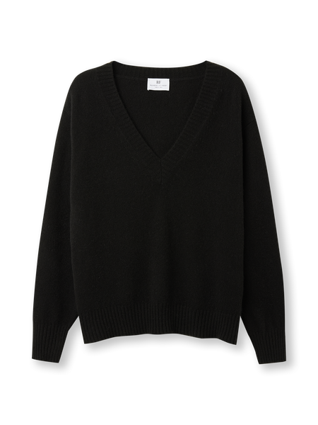 V-neck Sweater | black – Resort Finest