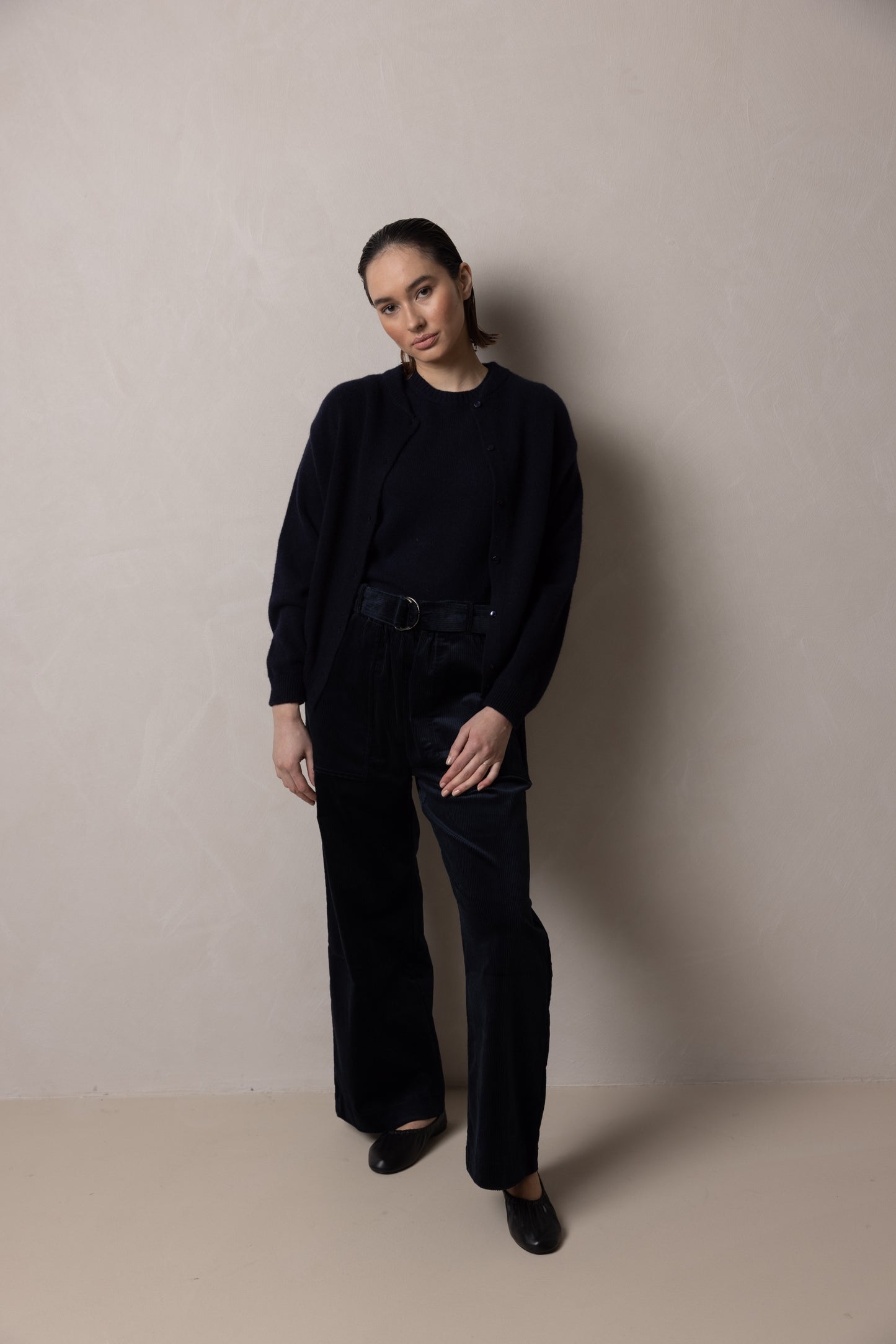 Bomber Cardigan | black