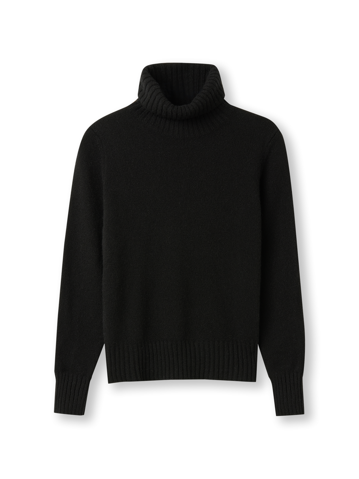 Turtle Neck Sweater | 100% Cashmere | black