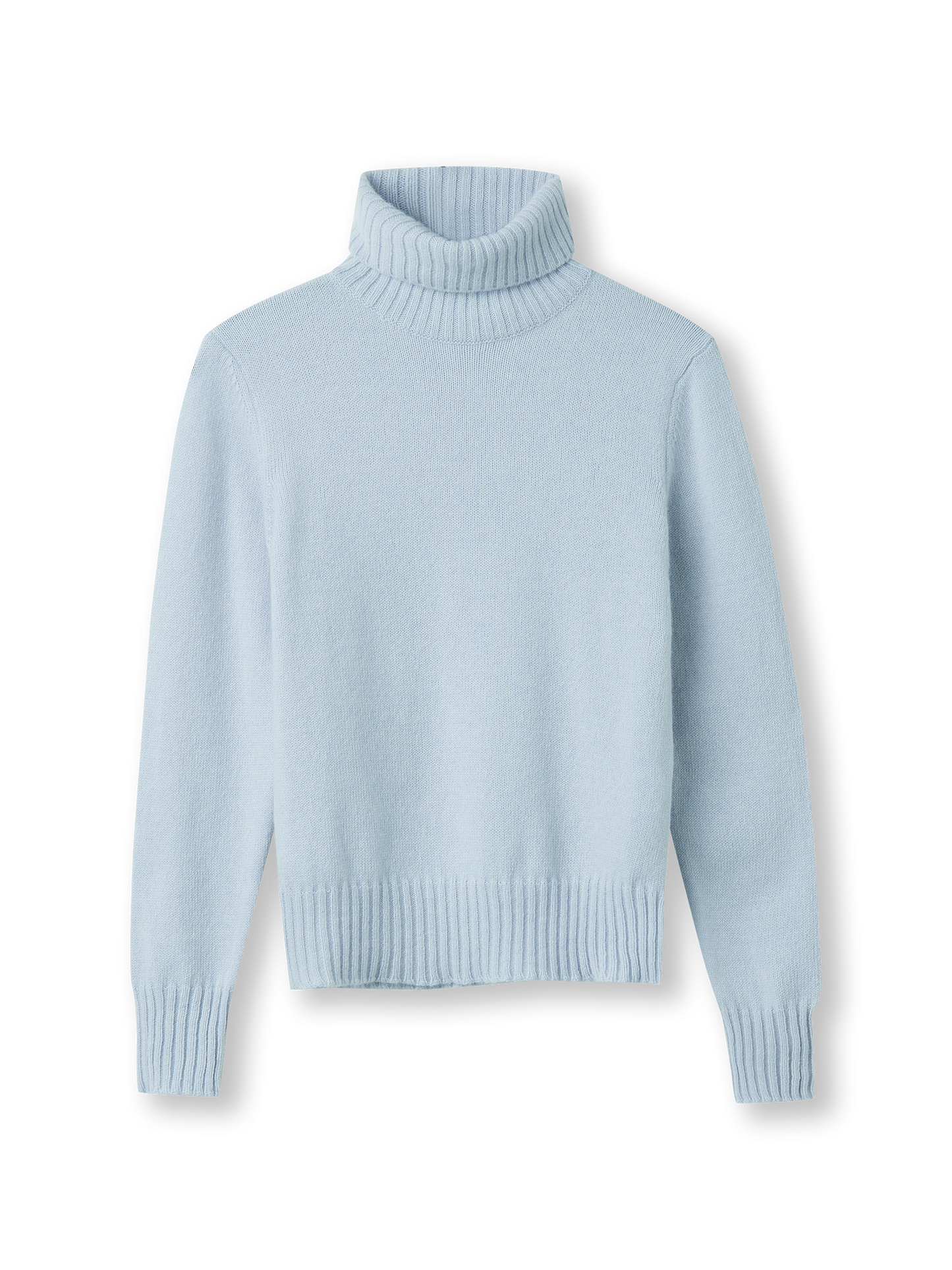 Turtle Neck Sweater | 100% Cashmere | sky
