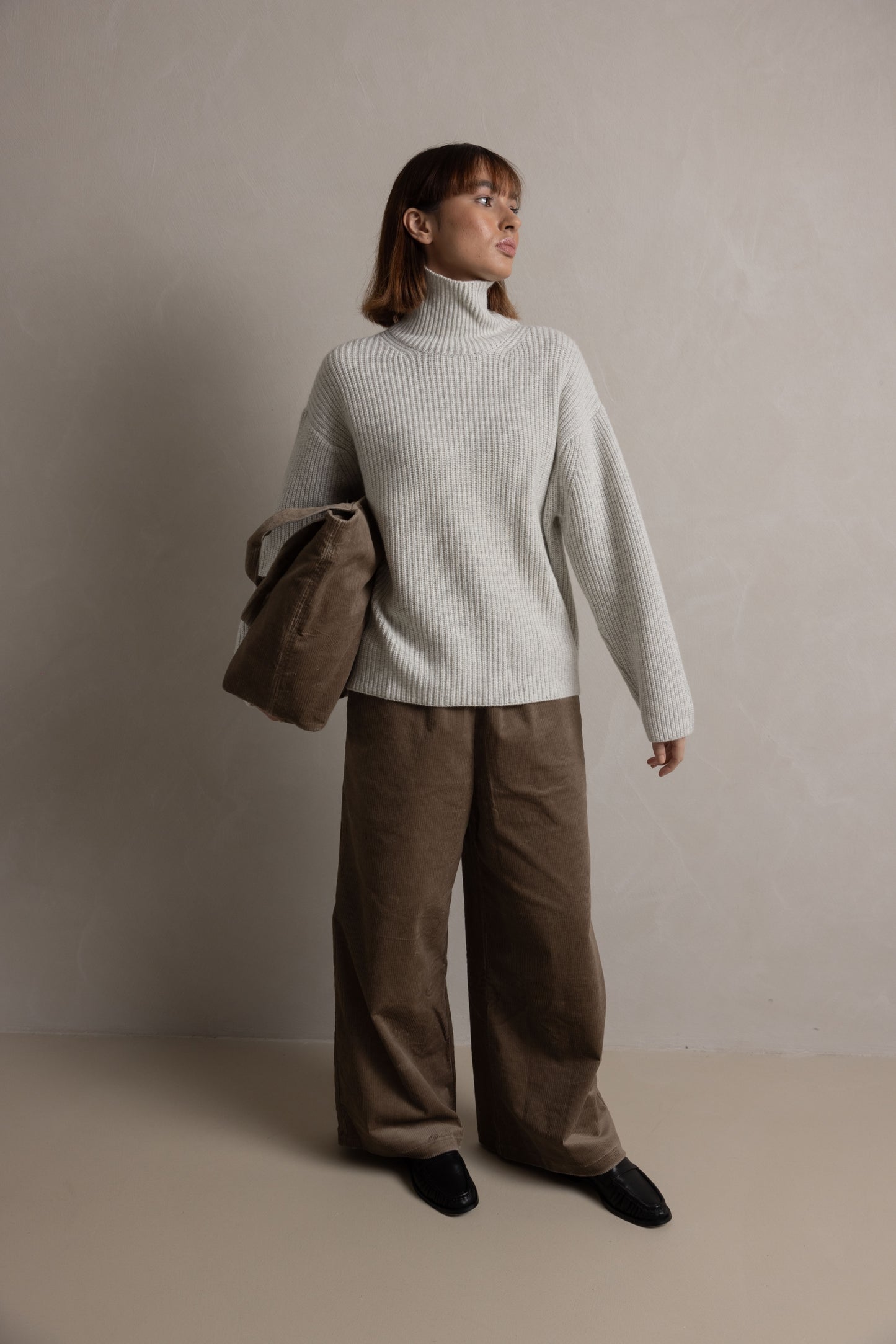 Turtleneck mulinee | grey melange