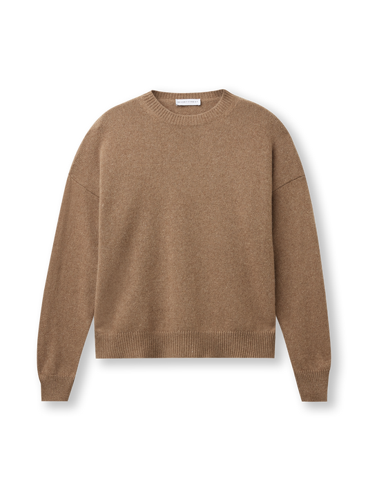 Roundneck pullover | Mocha