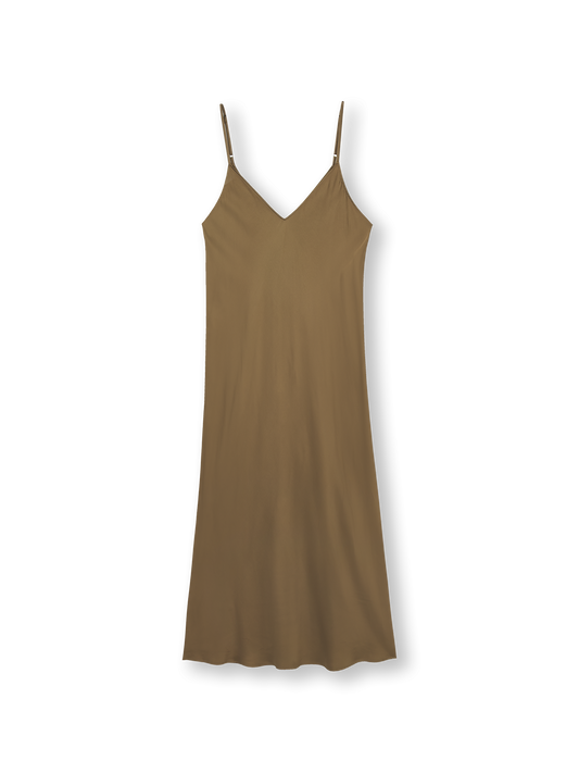 Slip Dress | camel