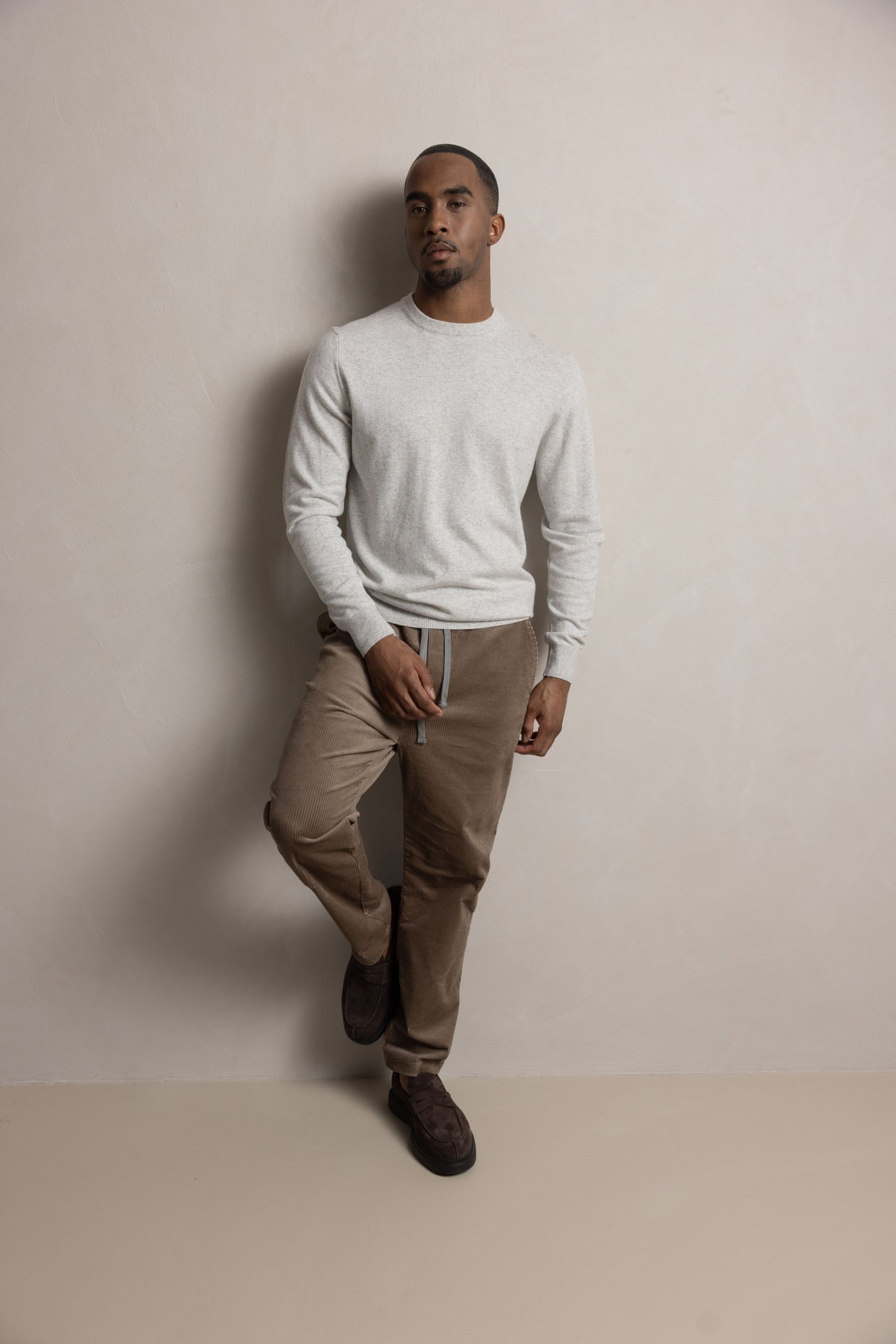 Corduroy pants men | taupe
