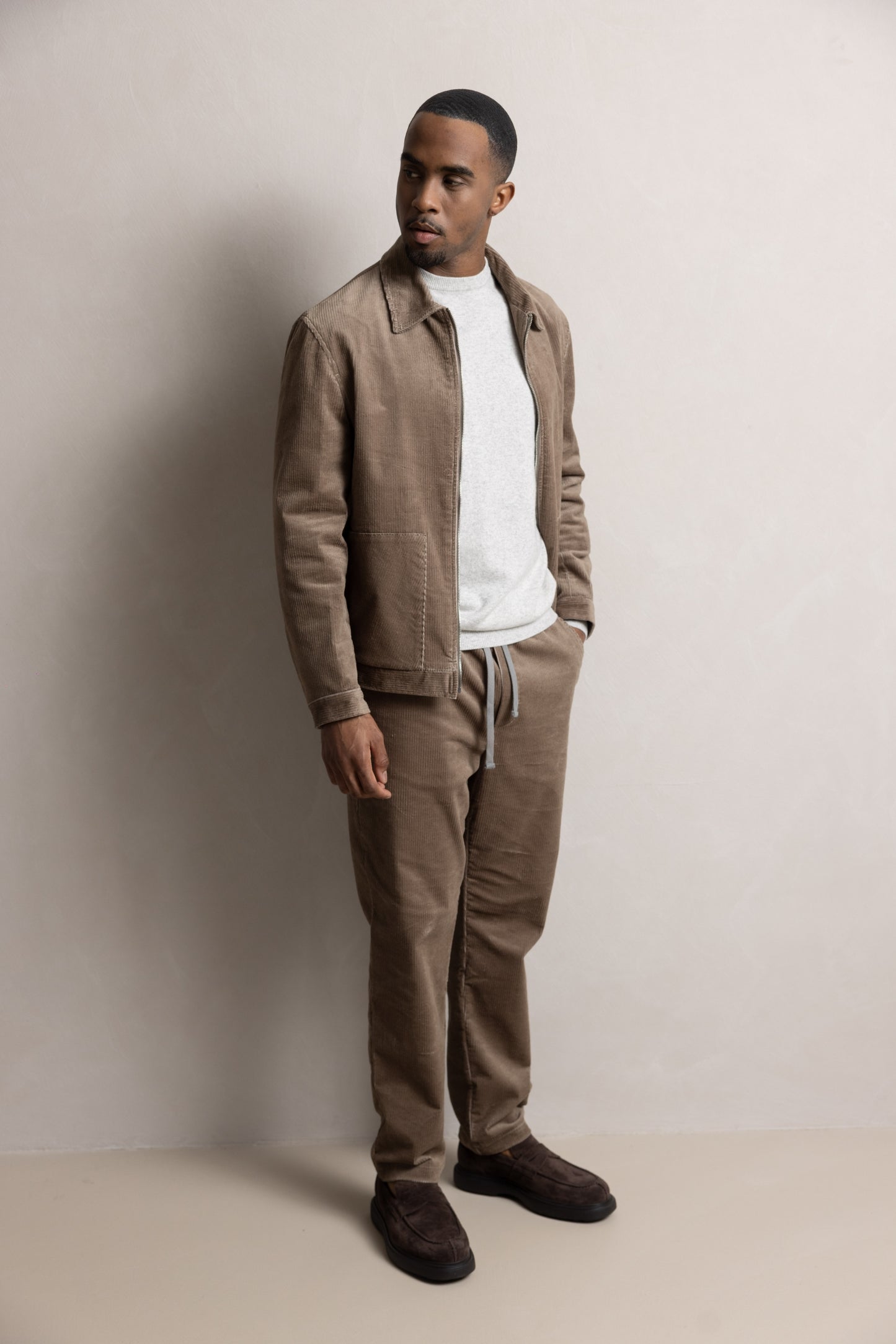 Corduroy jack | taupe
