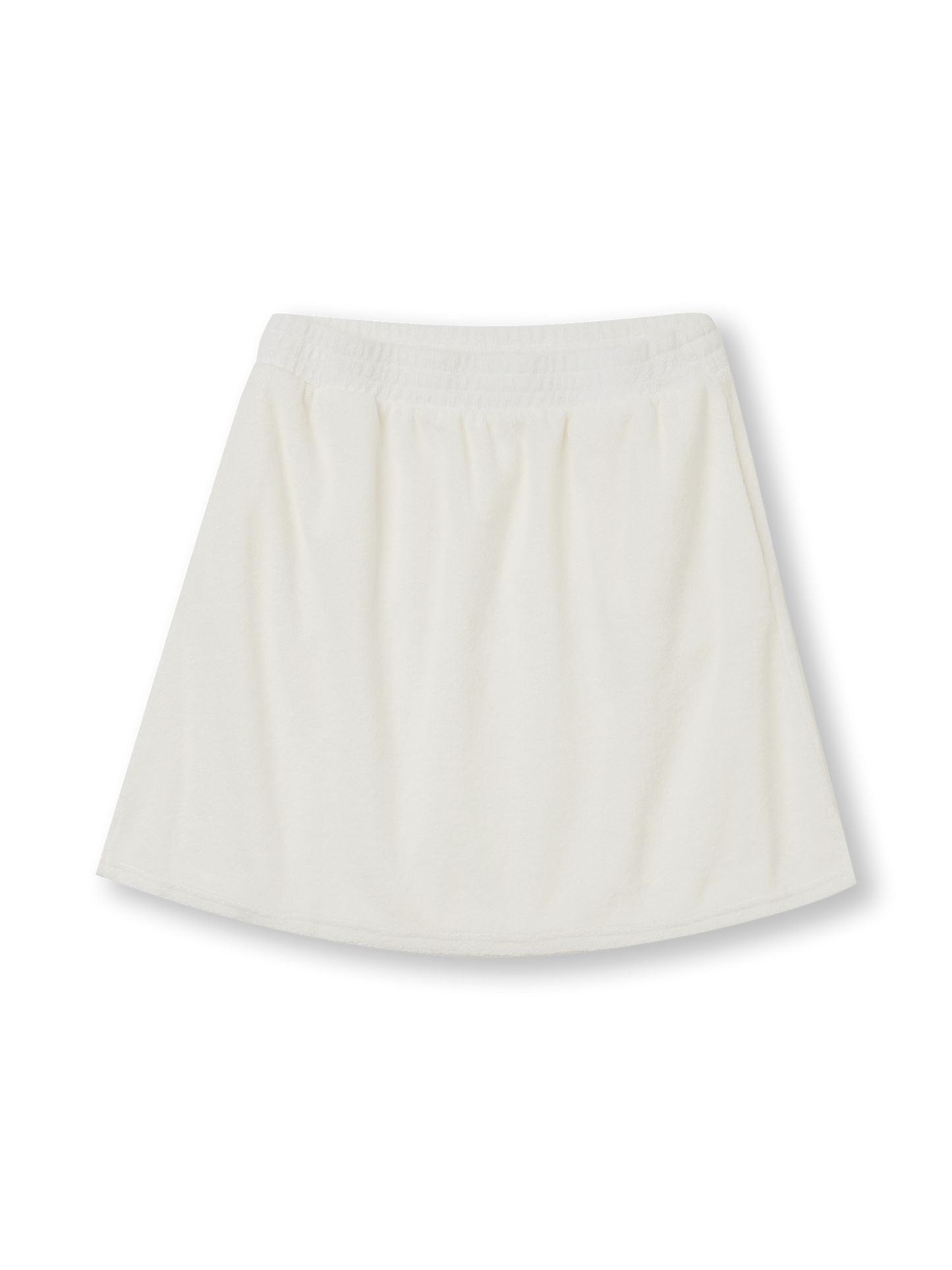 Terry Towel Skirt | Cotton Mix Towelling | ecru