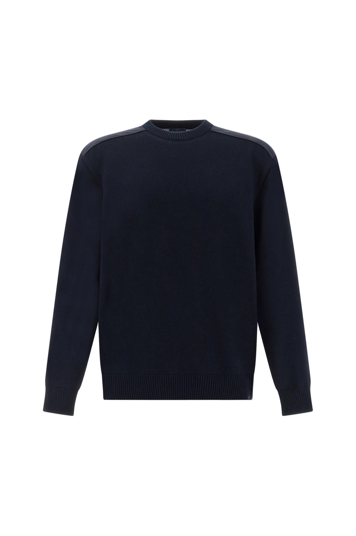 MEN'S KNITTED WOOL ROUNDNECK SWEATER | BLUE