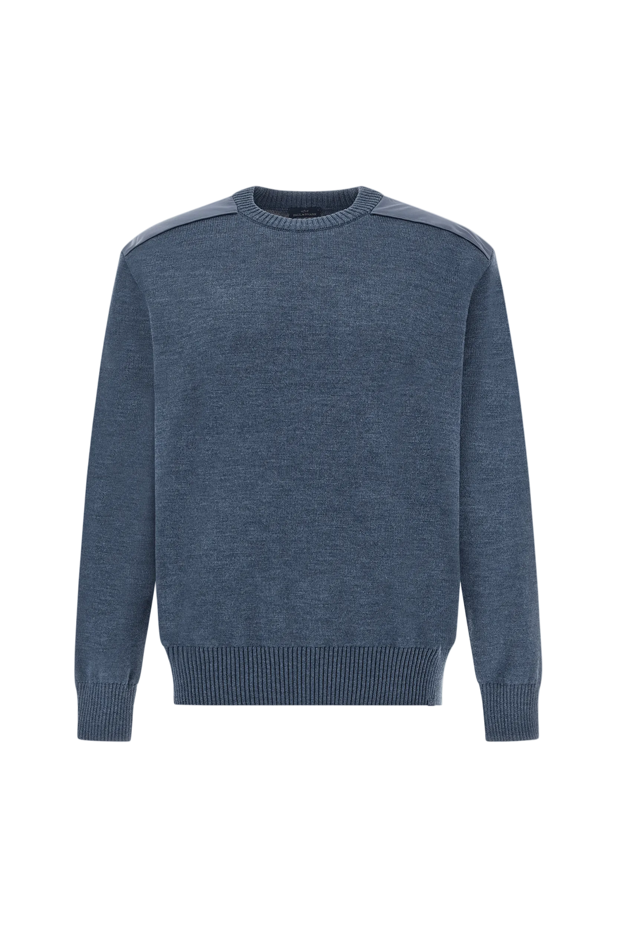 MEN'S KNITTED WOOL ROUNDNECK SWEATER | BLU DAMA