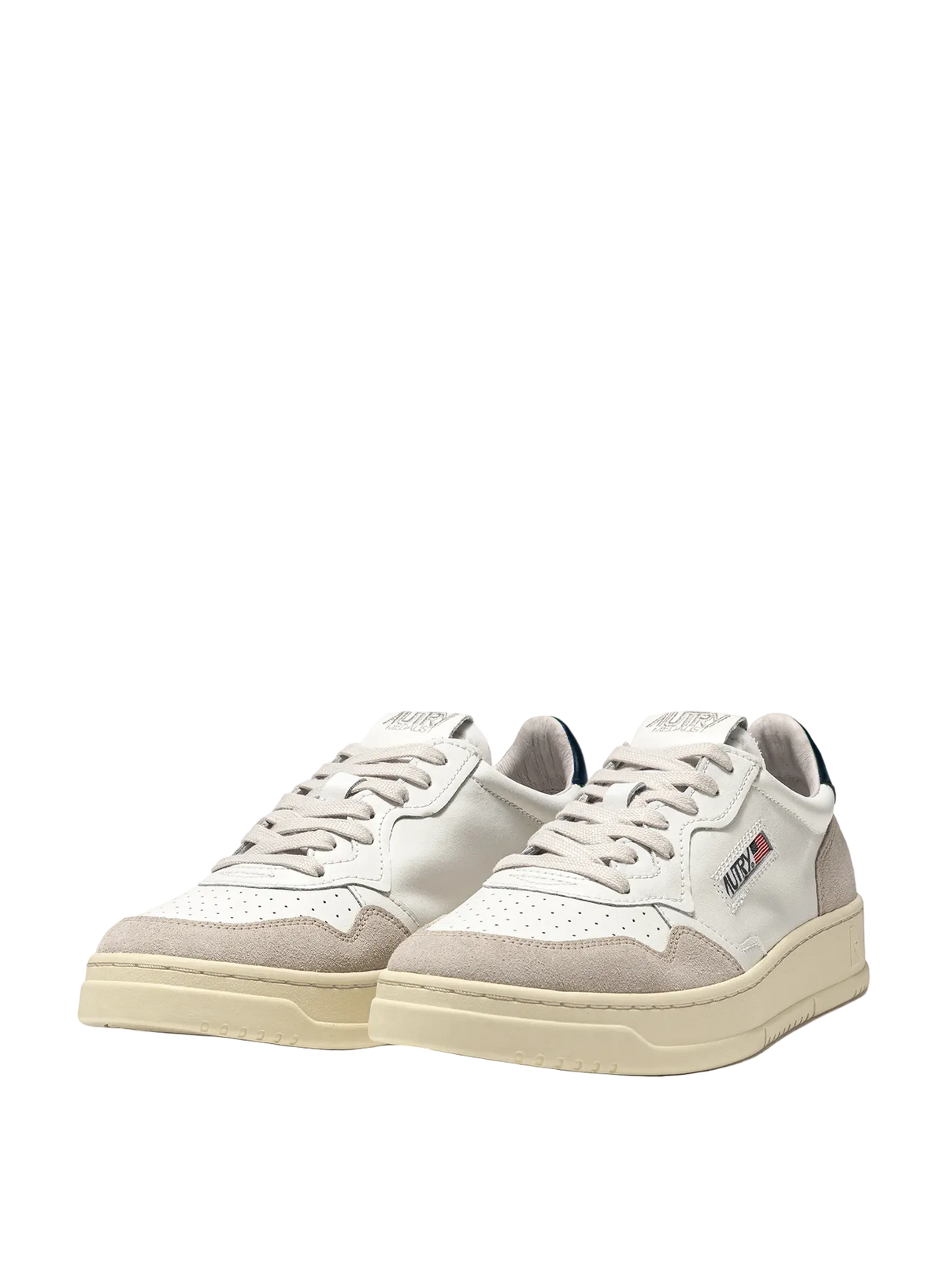MEDALIST LOW MAN  LEAT/SUEDE WHT/BLUE | LEAT/SUEDE WHT/BLUE