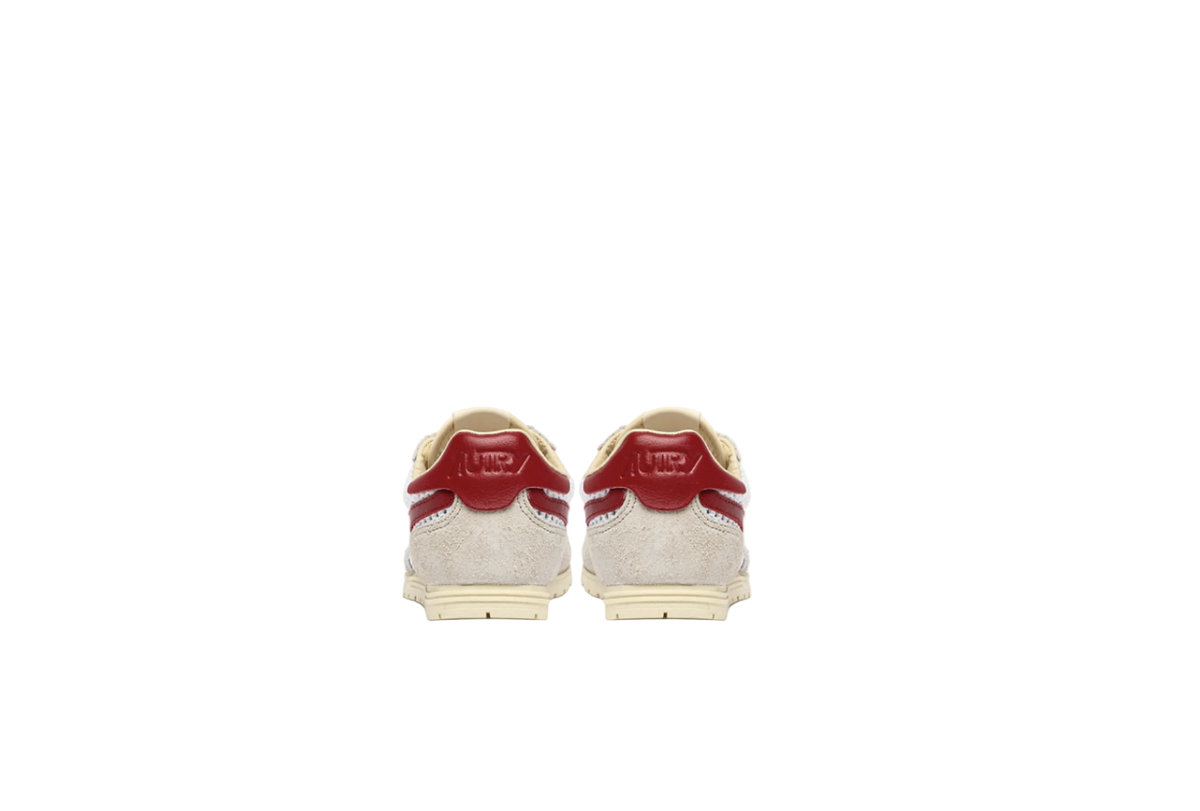 AUTRY ADULT SHOES | KNIT/SUELEA WHT/RED