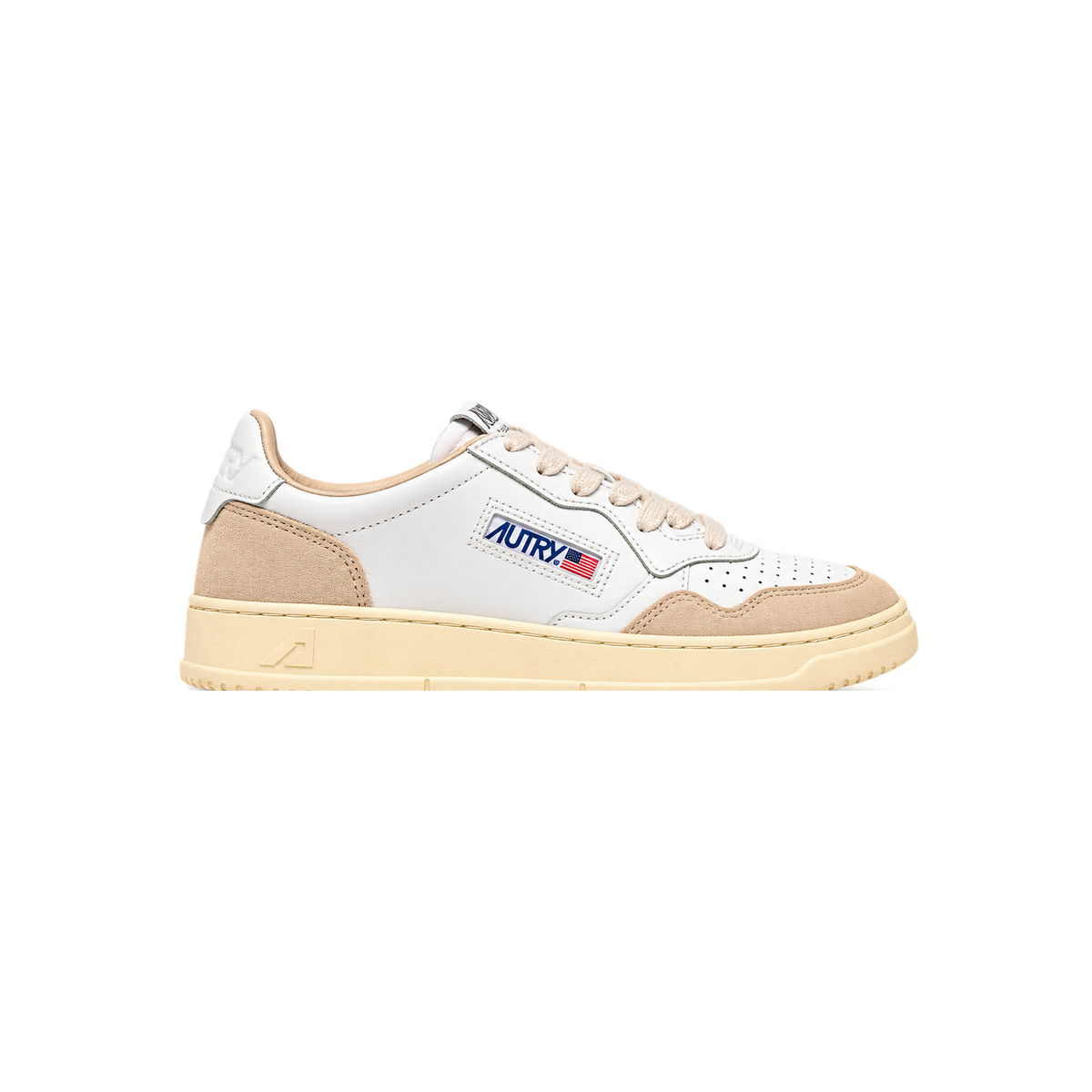 AUTRY ADULT SHOES | LEAT/SUEDE WHITE