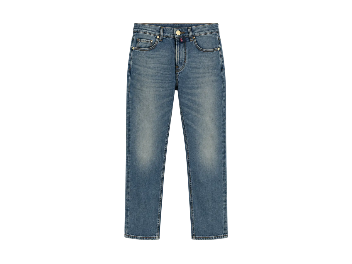 JACOB COHEN | PANT 5 PKT REGULAR STRAIGHT FIT EDO | MEDIUM BLUE