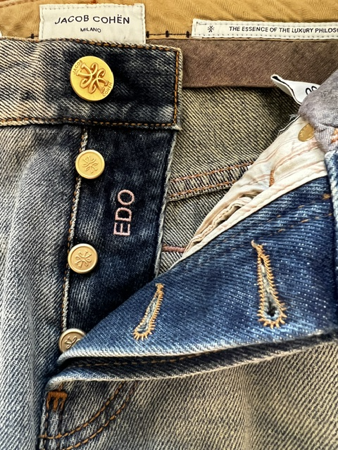 JACOB COHEN | PANT 5 PKT REGULAR STRAIGHT FIT EDO | MEDIUM BLUE