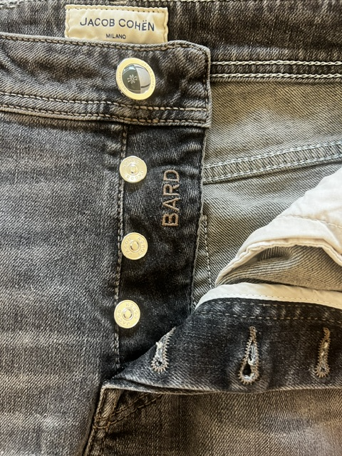 JACOB COHEN | PANT 5 PKT SLIM FIT BARD | LIGHT GREY