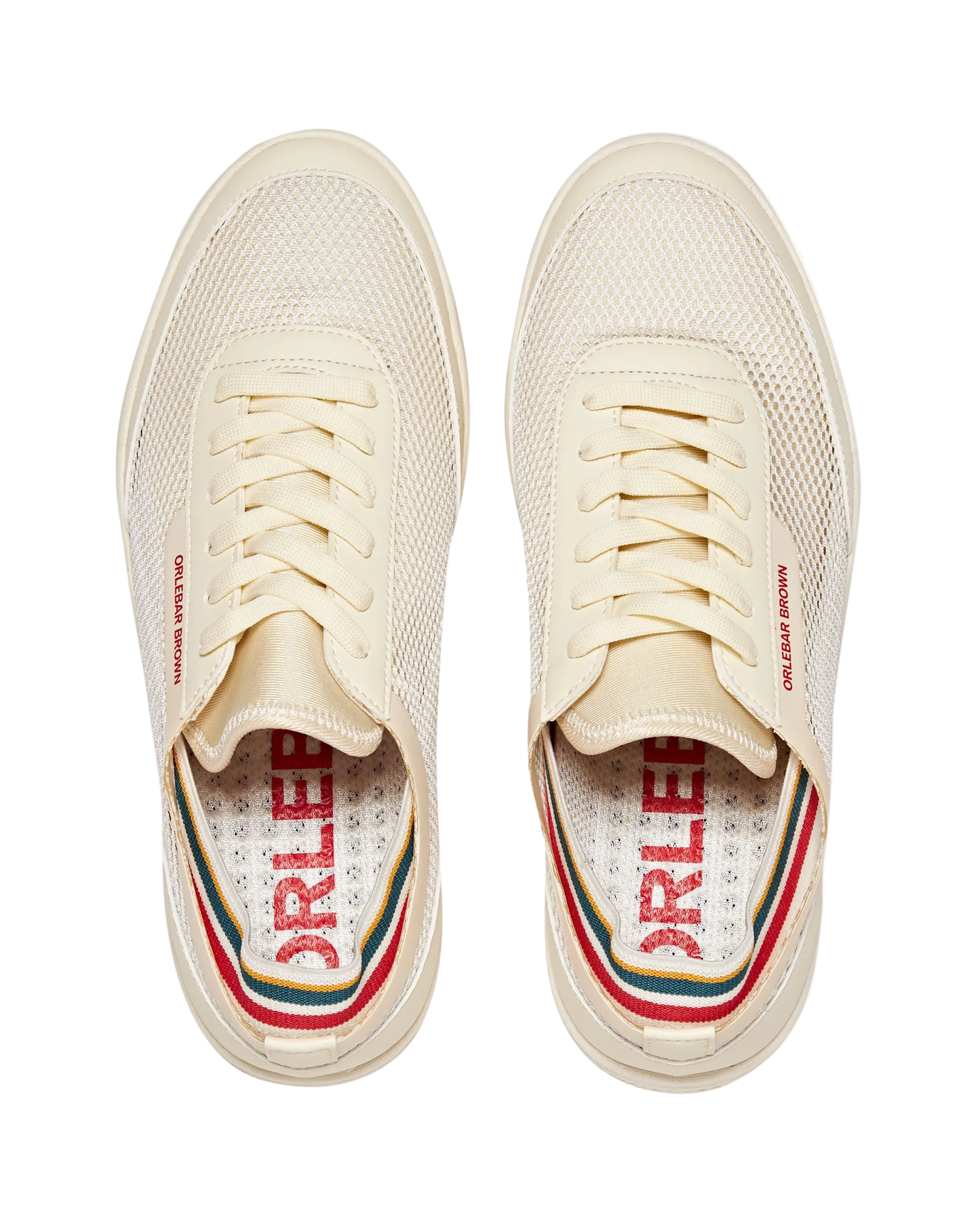 LARSON OB STRIPE | OPTIC WHITE/ORANGE/A