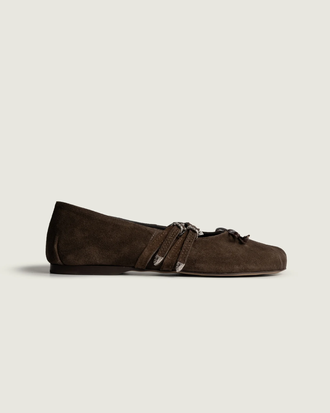 Vita Ballerina - Double strap | Dark brown