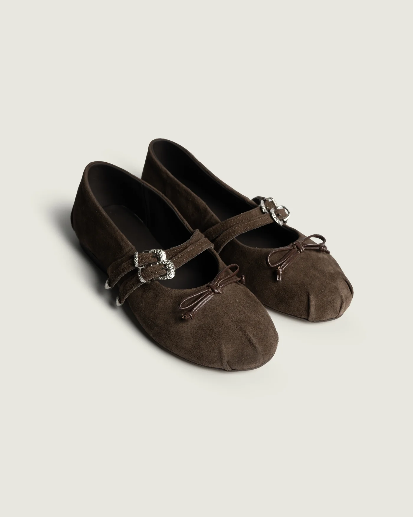 Vita Ballerina - Double strap | Dark brown
