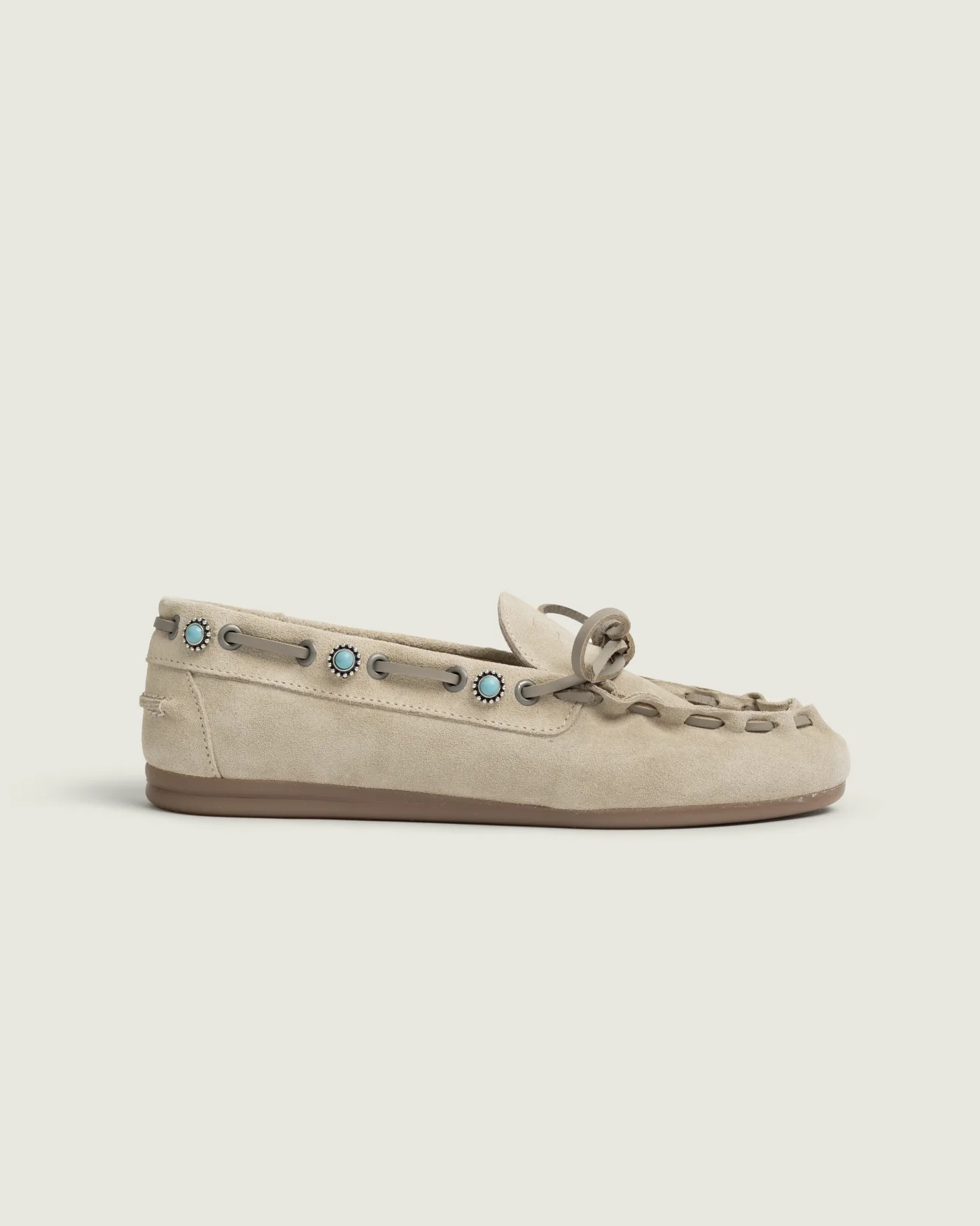 Boat Loafer Western | Light taupe