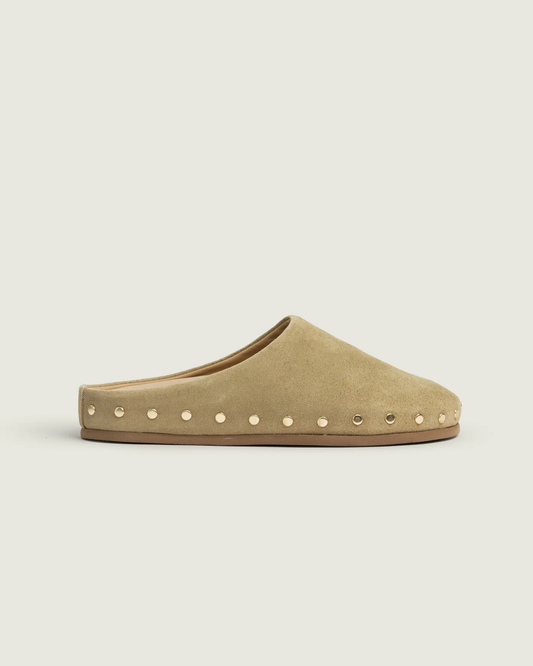 Mule - Studded | Tan