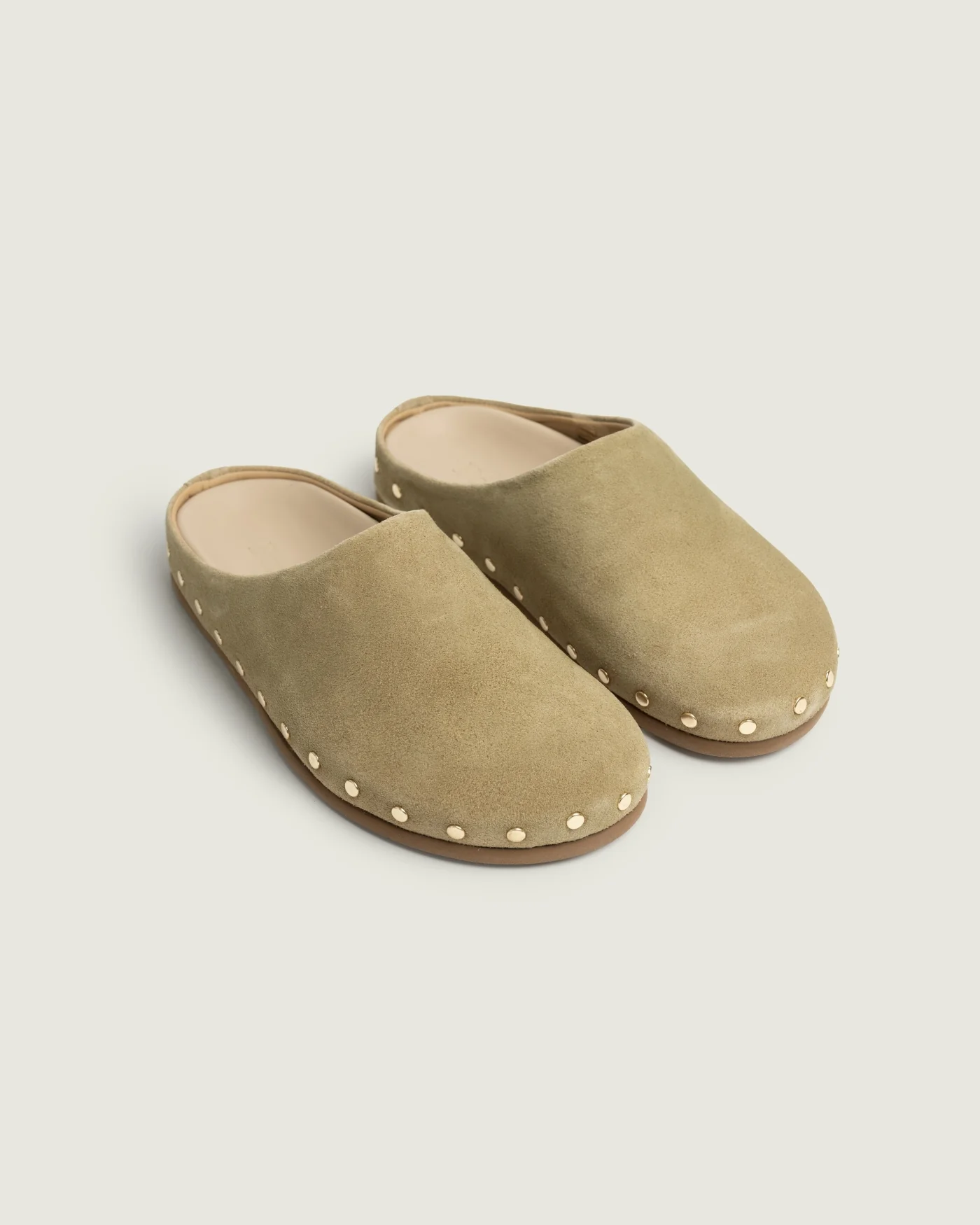 Mule - Studded | Tan