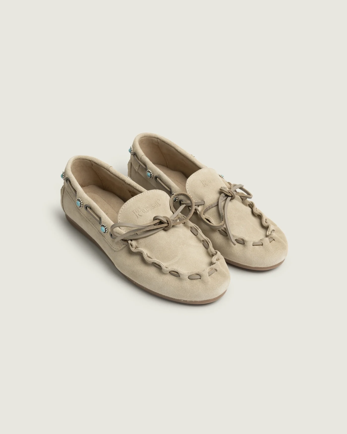 Boat Loafer Western | Light taupe