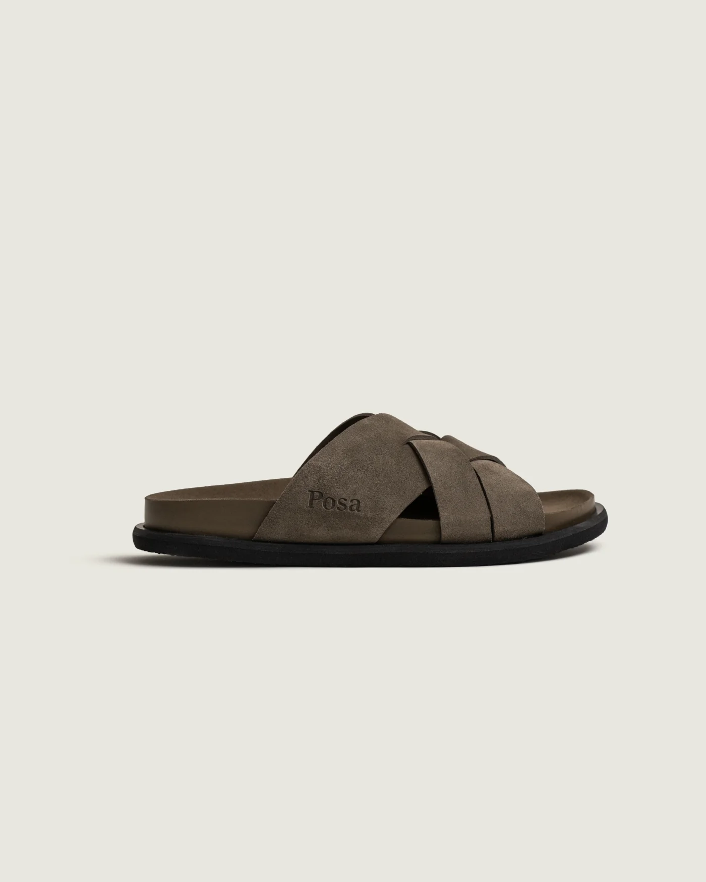 Sea-Slide Misto - Suede | Dark brown
