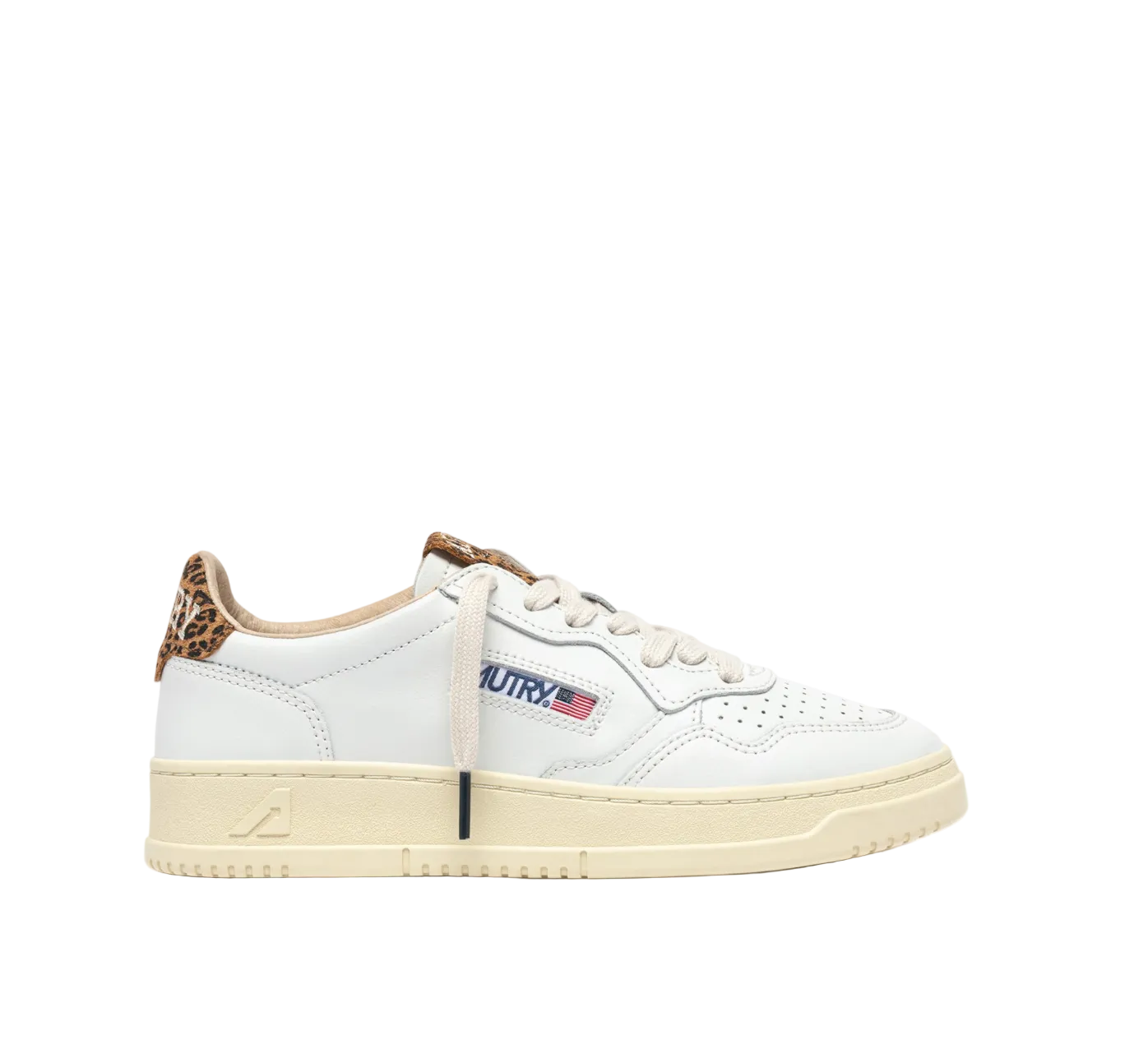 MEDALIST LOW WOM  LEA/SUECOLLEG WHT/LEOPRINT | LEA/SUECOLLEG WHT/LE