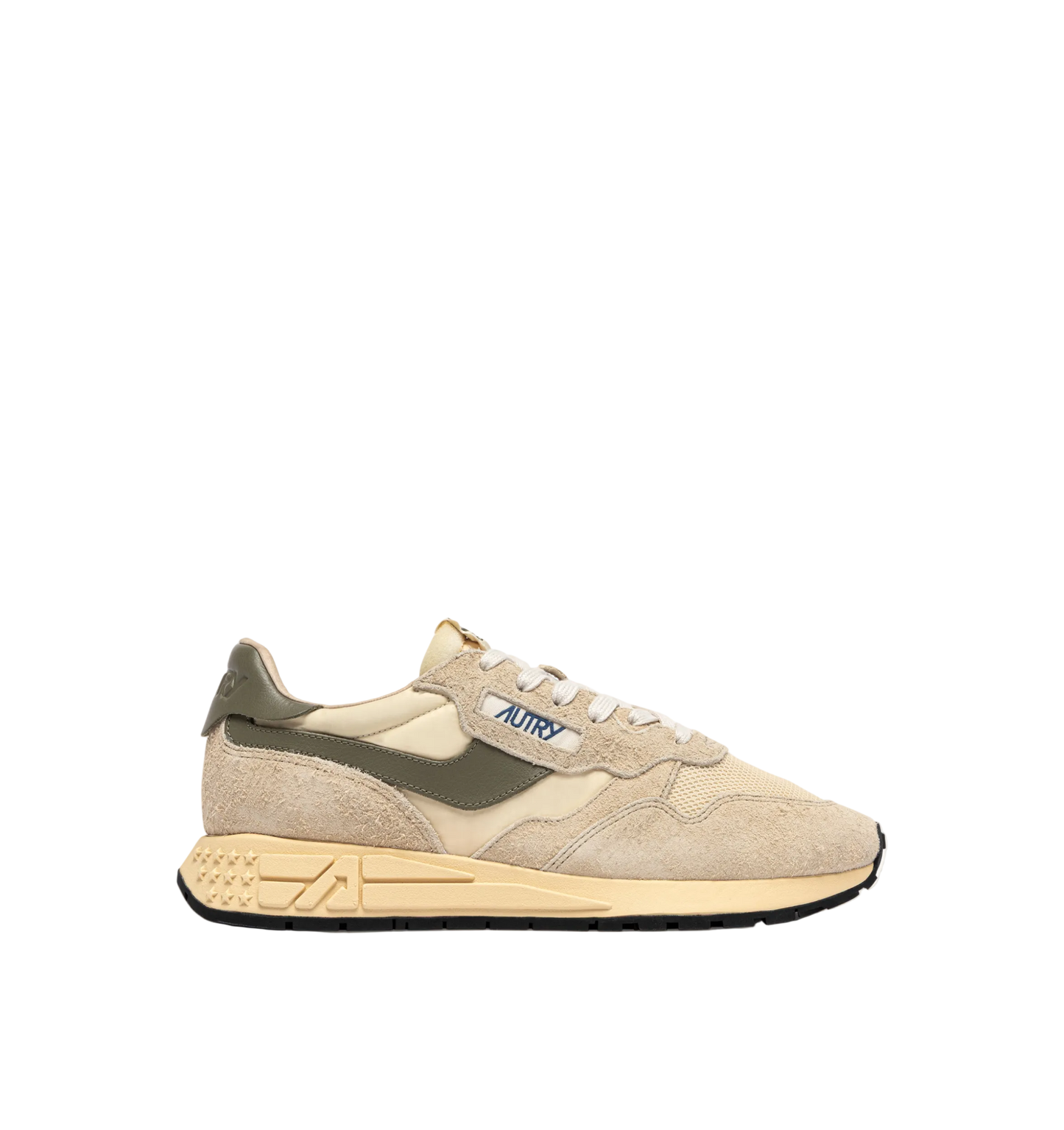 REELWIND LOW MAN  SUEDE/NET ECRU/COVGRN | SUEDE/NET ECRU/COVGR