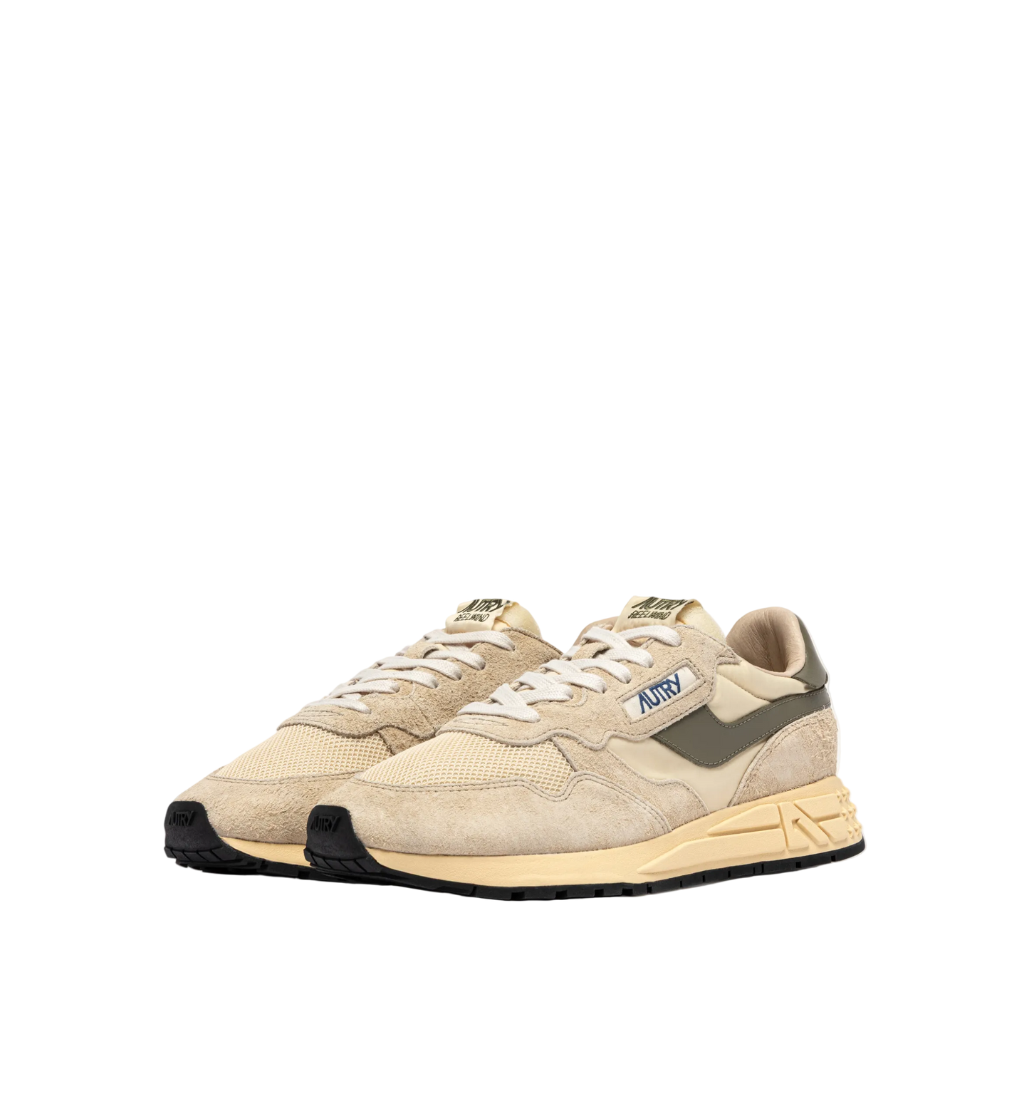 REELWIND LOW MAN  SUEDE/NET ECRU/COVGRN | SUEDE/NET ECRU/COVGR