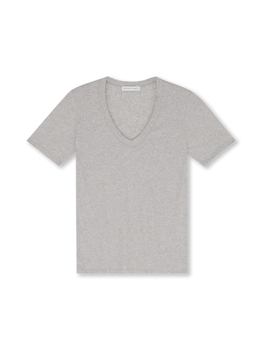 V-neck T-shirt | grey