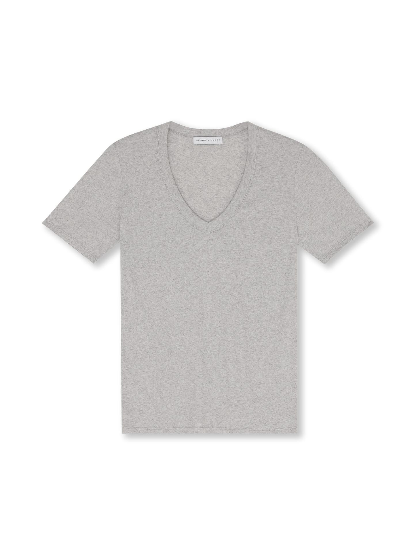 V-neck T-shirt | grey