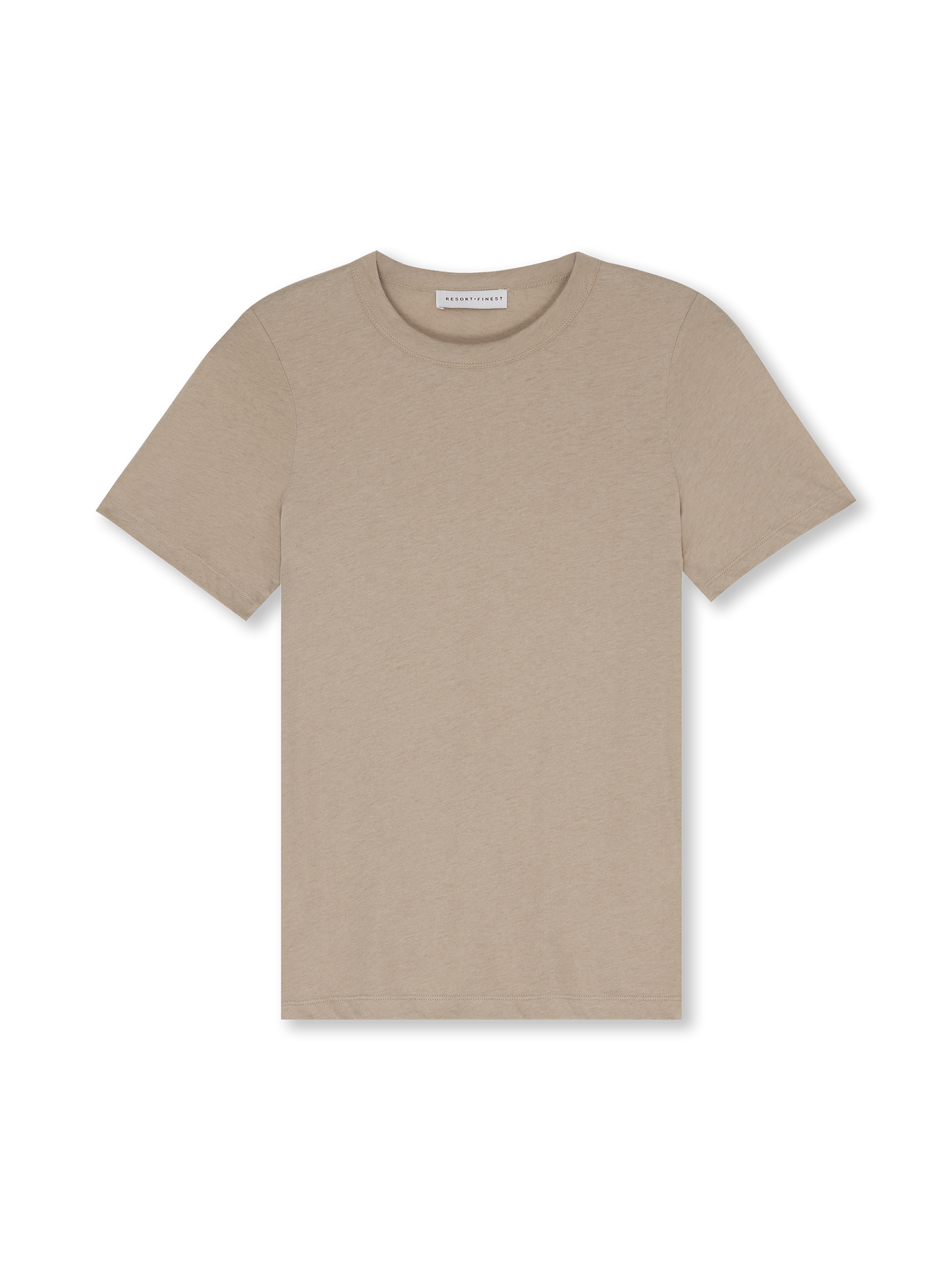 Crewneck T-shirt | taupe