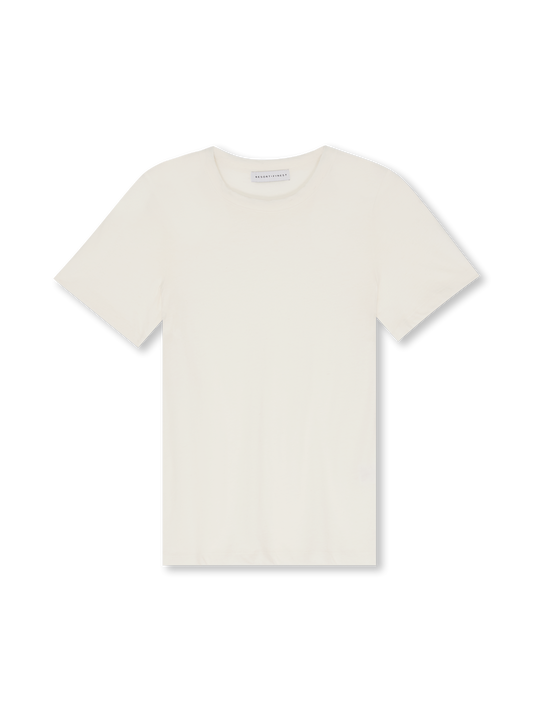 Crewneck T-shirt | ecru