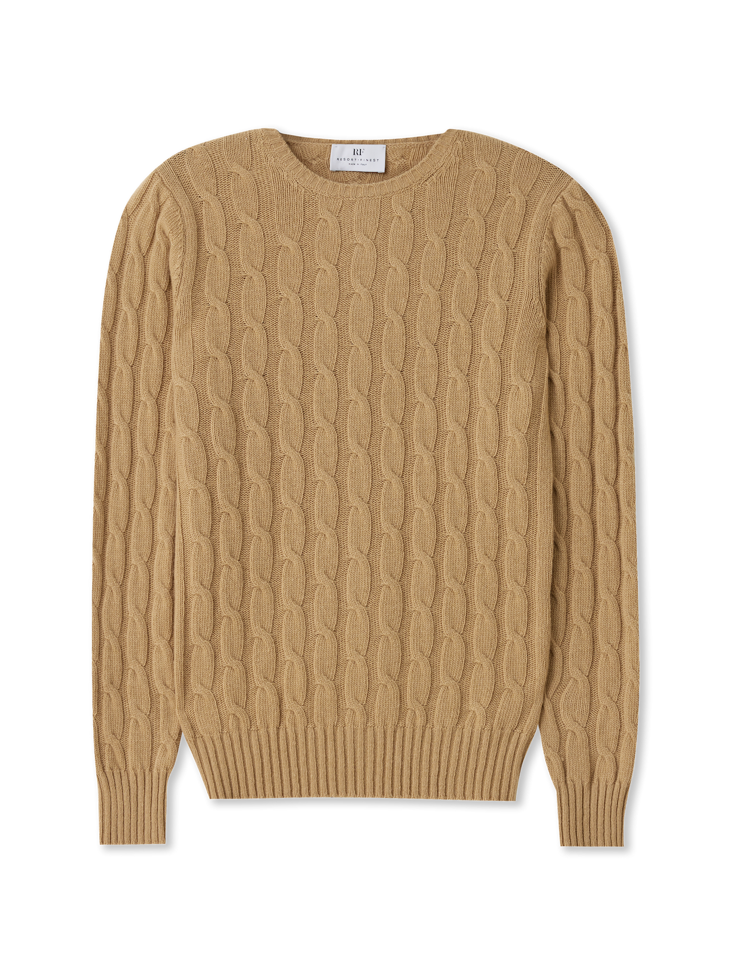 Cable Roundneck | camel